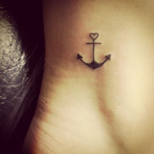 Lovely anchor tattoo