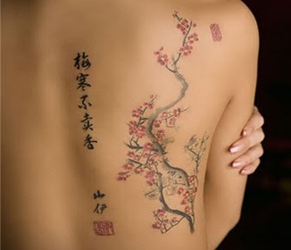 Lovely tree from chinese tattoo