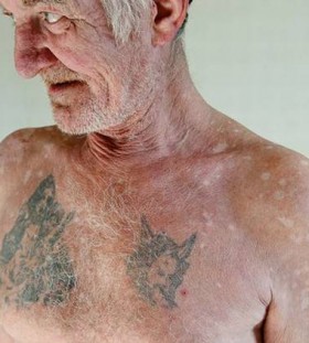 Old man prison tattoos