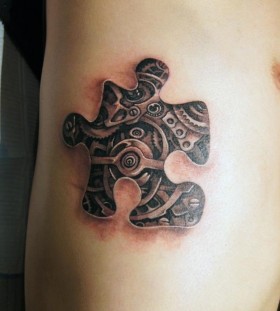 Ornaments puzzle tattoo