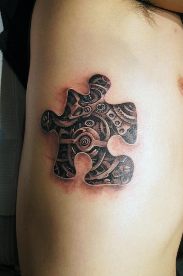 Ornaments puzzle tattoo