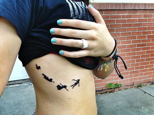 Pretty Peter Pan tattoo