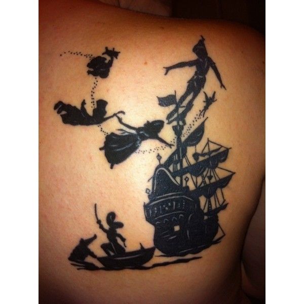 Shoulder Peter Pan tattoo