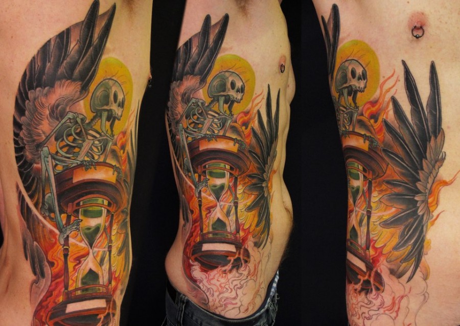 Skull tattoo by Jee Sayalero