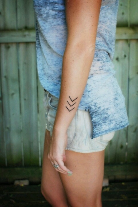 arrow tattoos minimalistic