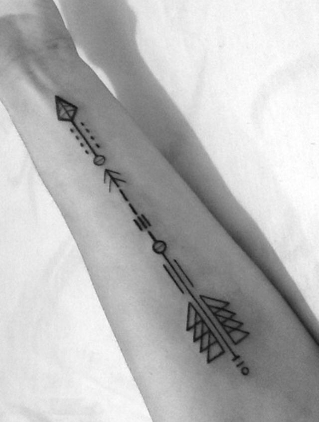 arrow tattoos symbolic