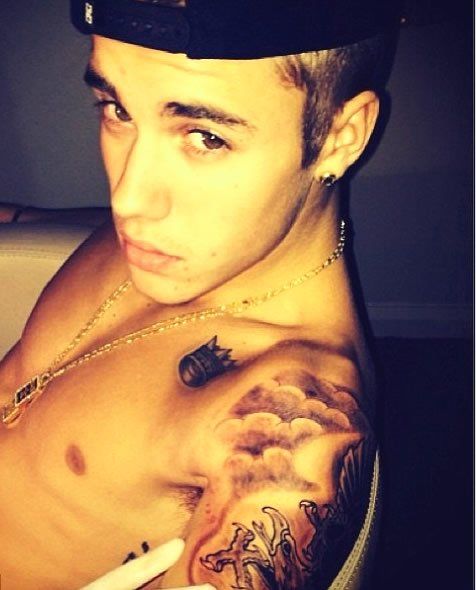 justin bieber tattoo 23rd