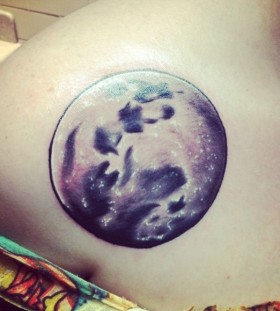 moon tattoo big