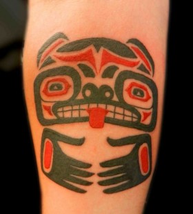 red tribal tattoo cool charachter