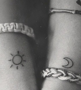 similar moon tattoo