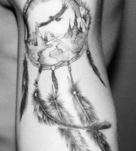 small Dreamcatcher Tattoo native