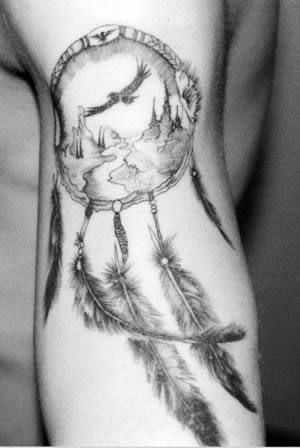 small Dreamcatcher Tattoo native