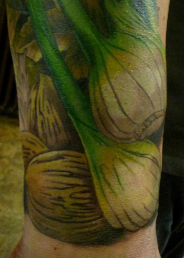 vegetable tattoo fennel tattoo