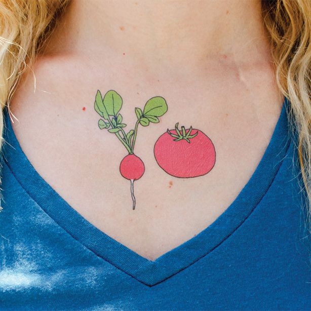 vegetable tattoo lovers ink