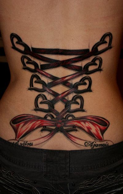 Amaizing corset tattoo