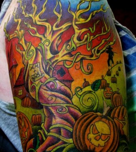 Amaizing halloween tatoo