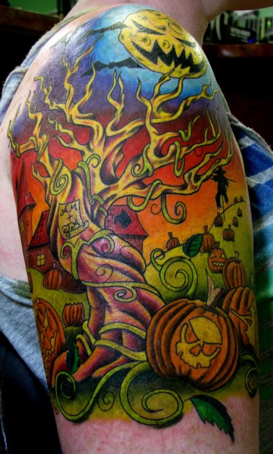 Amaizing halloween tatoo