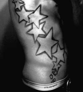 Amazing stars on the body