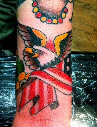 American symbol tattoo by Robert Ryan