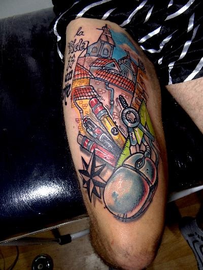 Awesome architecture tattoos