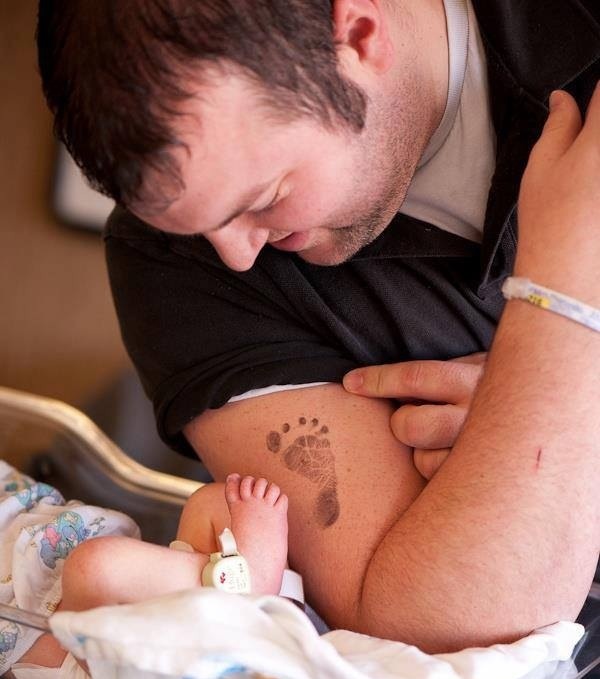 Awesome father and daughter tattoo