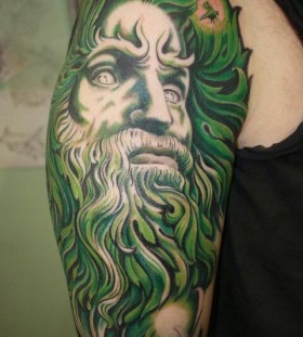 Awesome green tattoo