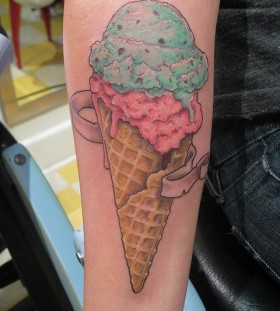 Awesome ice cream tattoo