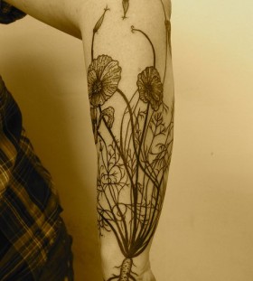 Awesome plant tattoo