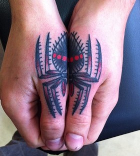 Awesome spider bug tattoo