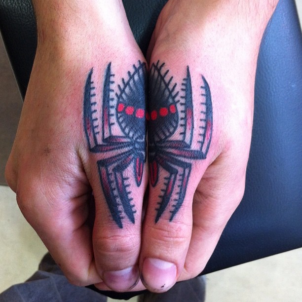 Awesome spider bug tattoo