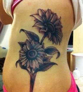 Awesome sunflower tattoo