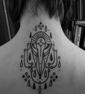Back tattoo by Jean Philippe Burton