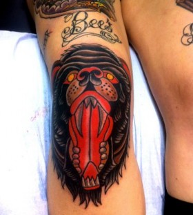 Bear tattoo by Robert Ryan