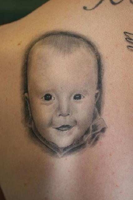 Beautiful small kid tattoo