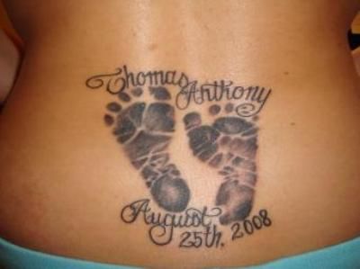 Beautiful tattoo with kids names