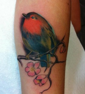 Bird tattoo by Hania Sobieski