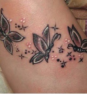 Butterfly wit stars