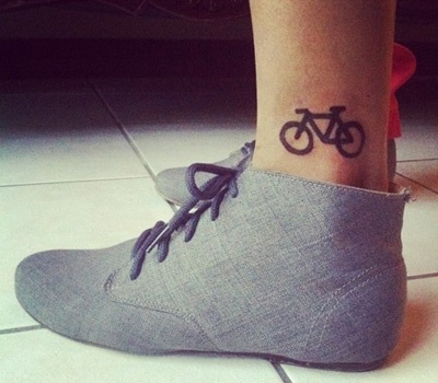 Cool bike tattoo