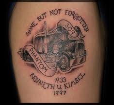 Cool truck tattoo