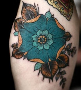 Flowers vintage style tattoos