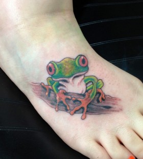 Frog tattoo