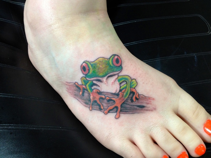 Frog tattoo