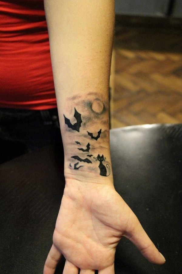 Hand halloween tatoo