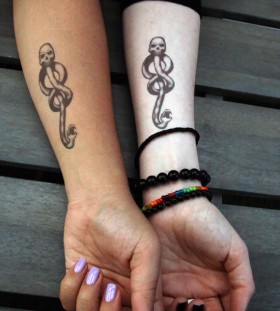 Hands nerdy tattoos