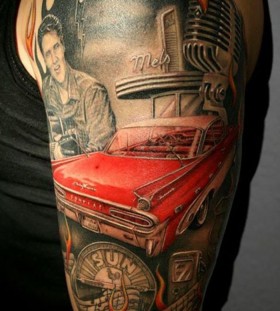 Impressive Cadilac tattoo