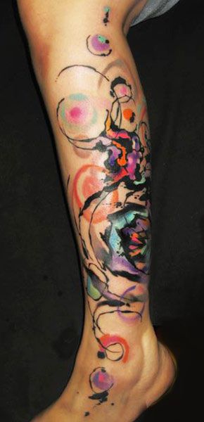 Leg Ondrash Tattoo