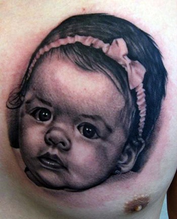 Little girl tattoo