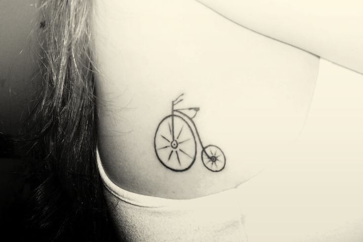 Lovely bike tattoo