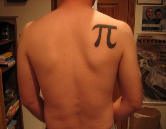 Man math tattoos