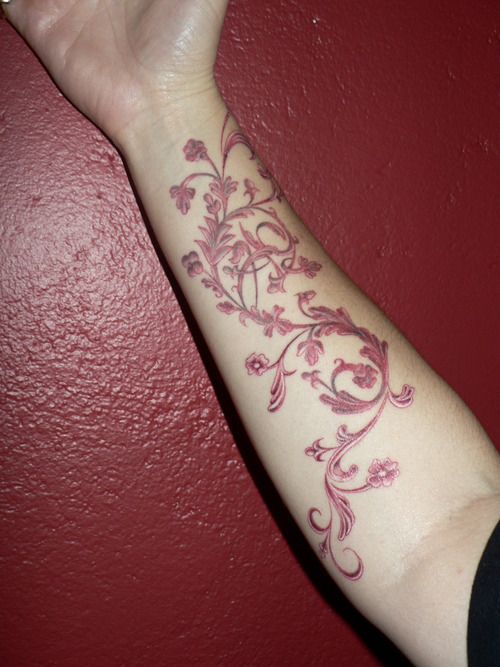 Modern-pink-tattoo